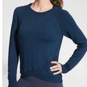 Athleta | cross cross sweatshirt in abyss, XL